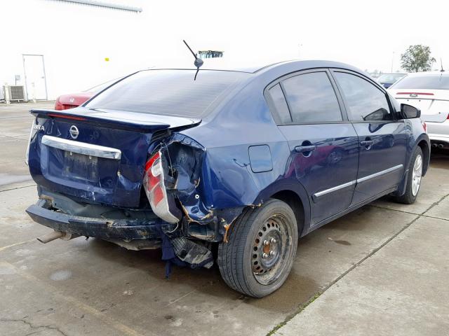 3N1AB6AP2CL634479 - 2012 NISSAN SENTRA 2.0 BLUE photo 4