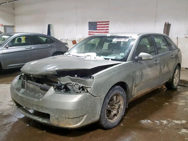 1G1ZT61876F249139 - 2006 CHEVROLET MALIBU MAX GREEN photo 2