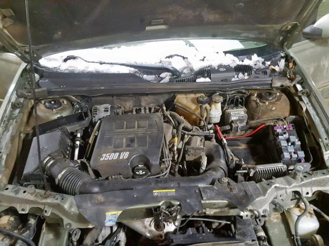 1G1ZT61876F249139 - 2006 CHEVROLET MALIBU MAX GREEN photo 7