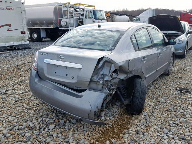 3N1AB6AP3AL632317 - 2010 NISSAN SENTRA 2.0 GRAY photo 4