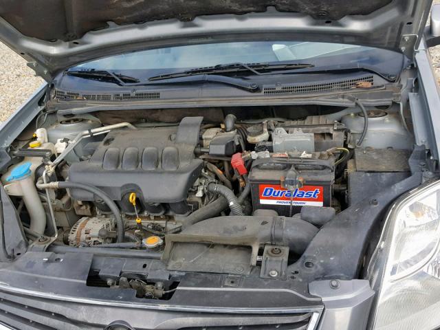 3N1AB6AP3AL632317 - 2010 NISSAN SENTRA 2.0 GRAY photo 7