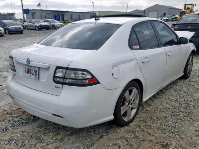 YS3FA4CY3B1300377 - 2011 SAAB 9-3 2.0T WHITE photo 4