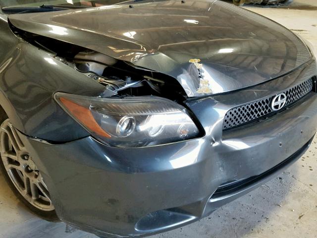 JTKDE167X80241663 - 2008 TOYOTA SCION TC გრაფიტი ფოტო 9