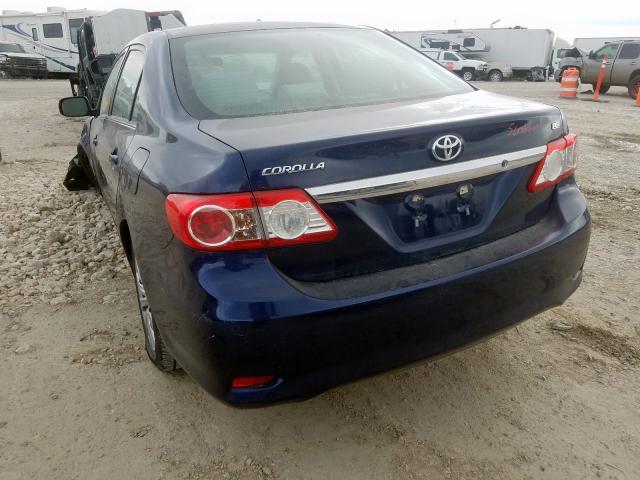 5YFBU4EE9DP152105 - 2013 TOYOTA COROLLA BASE  photo 3