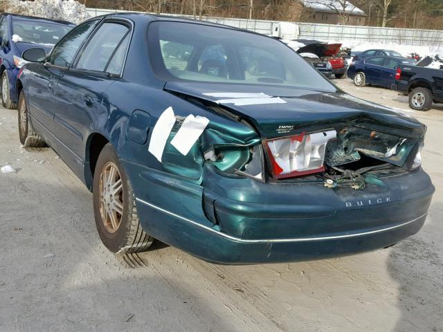 2G4WB55K1Y1241394 - 2000 BUICK REGAL LS GREEN photo 3