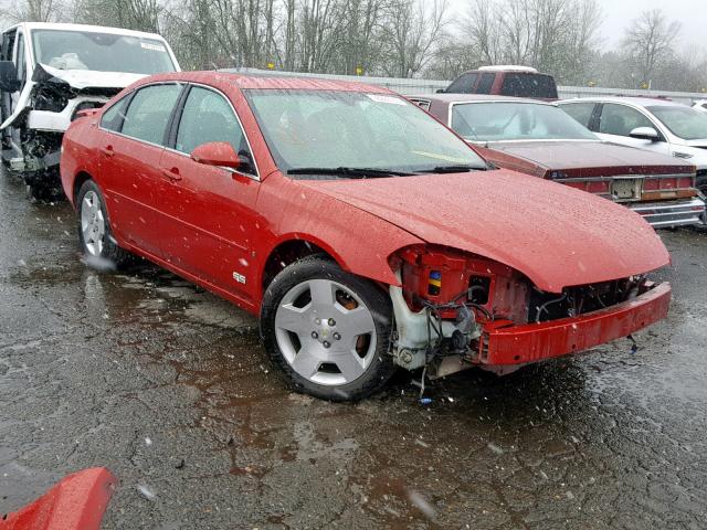 2G1WD58C679183472 - 2007 CHEVROLET IMPALA SUP Қызыл фото 1