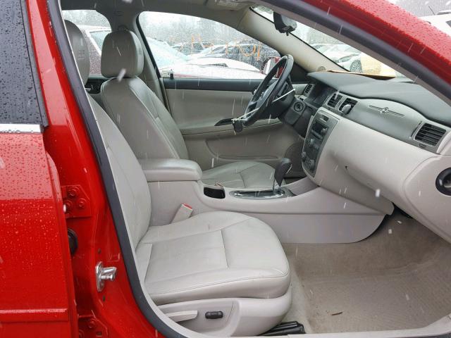2G1WD58C679183472 - 2007 CHEVROLET IMPALA SUP RED photo 5