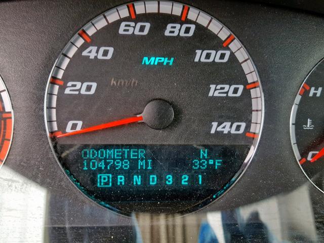 2G1WD58C679183472 - 2007 CHEVROLET IMPALA SUP Қызыл фото 8