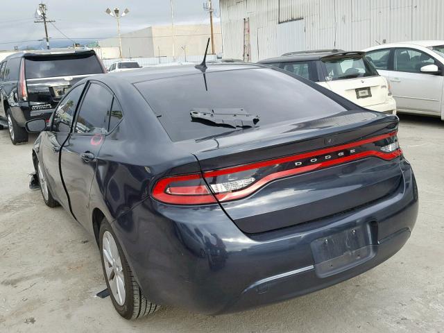 1C3CDFBB2ED702229 - 2014 DODGE DART SXT GRAY photo 3