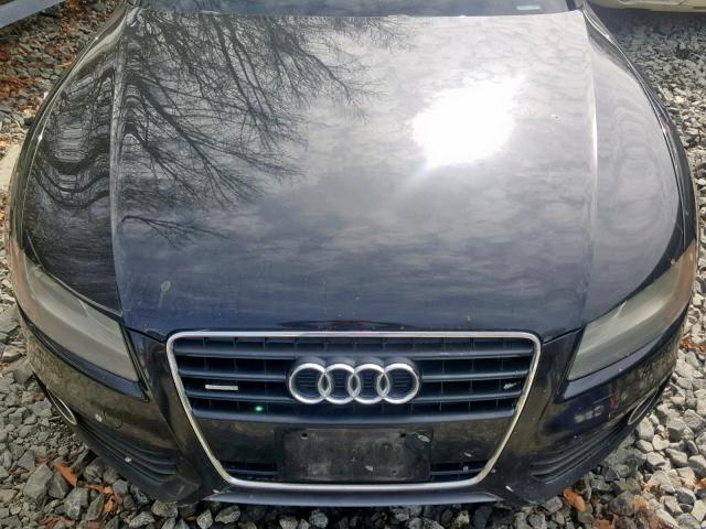 WAUDK78T88A042955 - 2008 AUDI A5 QUATTRO BLACK photo 7