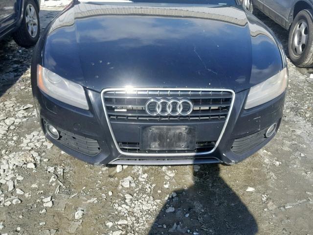 WAUDK78T88A042955 - 2008 AUDI A5 QUATTRO BLACK photo 9