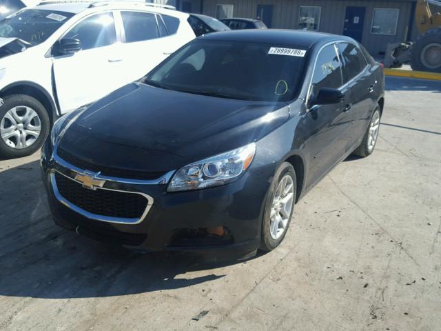1G11C5SL6FF100490 - 2015 CHEVROLET MALIBU 1LT შავი ფოტო 2