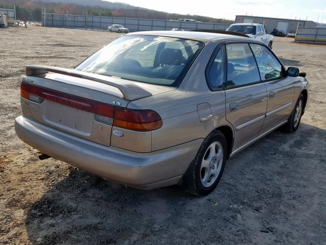 4S3BD435XX7255753 - 1999 SUBARU LEGACY L TAN photo 4