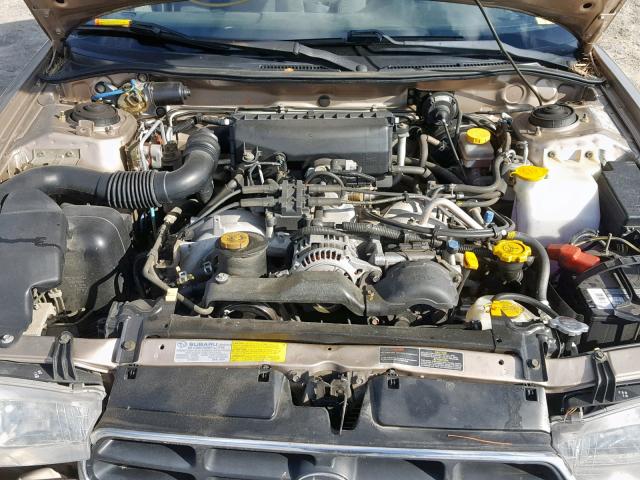 4S3BD435XX7255753 - 1999 SUBARU LEGACY L TAN photo 7