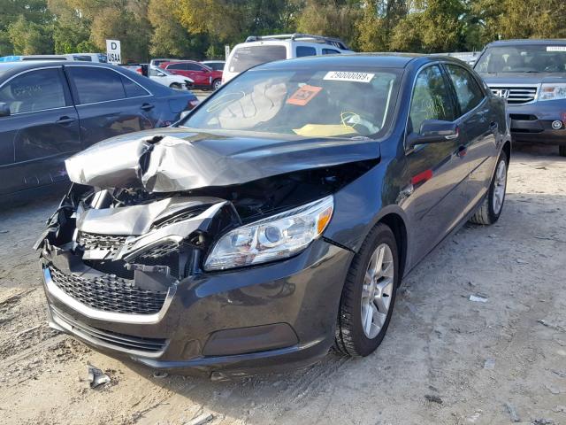 1G11C5SLXFF216937 - 2015 CHEVROLET MALIBU 1LT GRAY photo 2