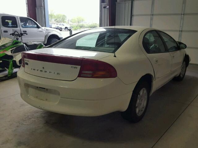 2B3HD46R22H290519 - 2002 DODGE INTREPID S WHITE photo 4