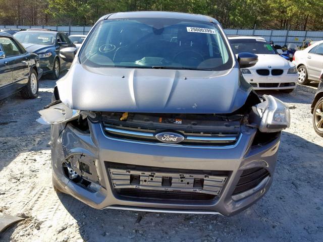 1FMCU0H93DUA10777 - 2013 FORD ESCAPE SEL GRAY photo 9