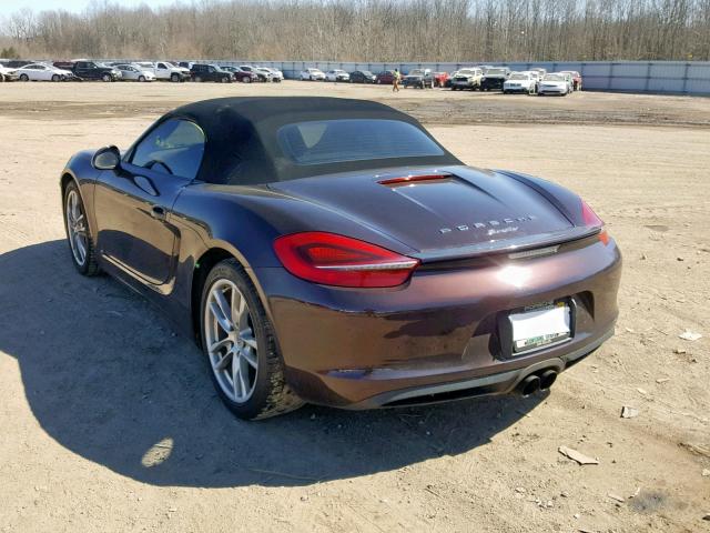 WP0CA2A87DS112072 - 2013 PORSCHE BOXSTER BROWN photo 3