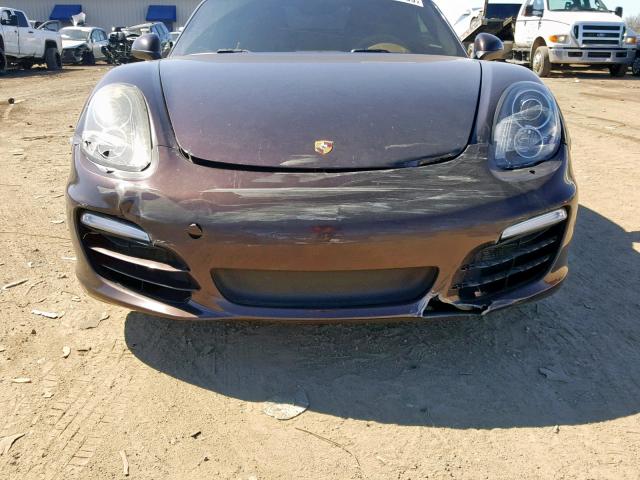 WP0CA2A87DS112072 - 2013 PORSCHE BOXSTER BROWN photo 9