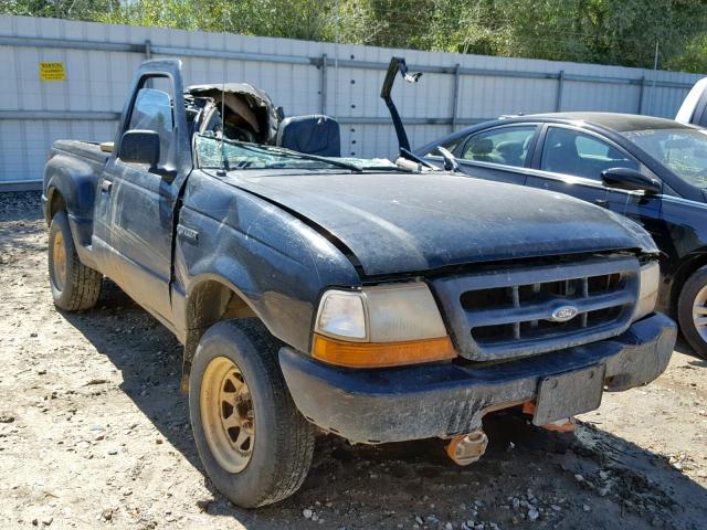 1FTYR10C3YPB18958 - 2000 FORD RANGER BLACK photo 1