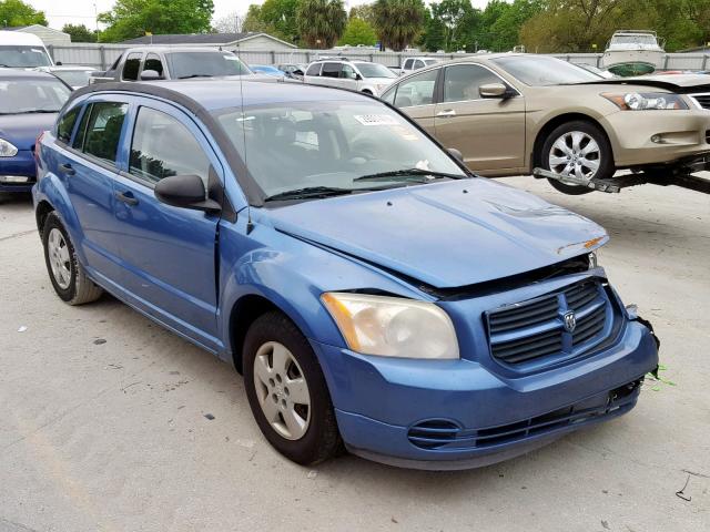 1B3HB28B57D560051 - 2007 DODGE CALIBER BLUE photo 1