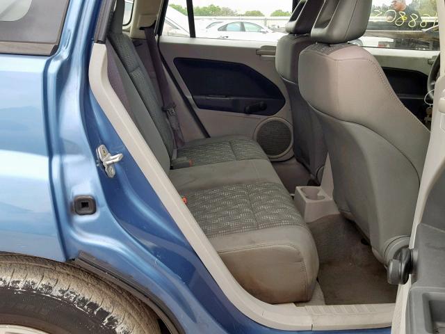 1B3HB28B57D560051 - 2007 DODGE CALIBER BLUE photo 6