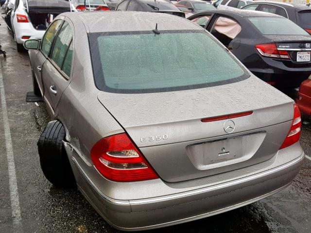 WDBUF56J66A870494 - 2006 MERCEDES-BENZ E 350 SILVER photo 3