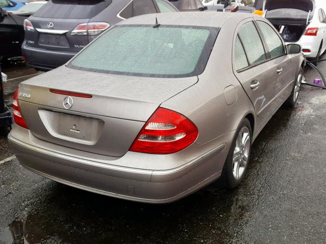 WDBUF56J66A870494 - 2006 MERCEDES-BENZ E 350 SILVER photo 4