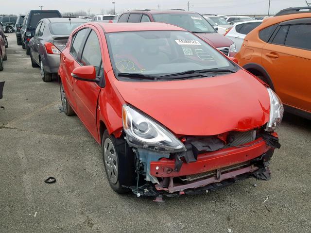 JTDKDTB36G1123070 - 2016 TOYOTA PRIUS C RED photo 1