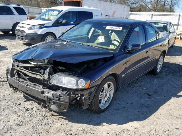 YV1RS592262556028 - 2006 VOLVO S60 2.5T BLUE photo 2