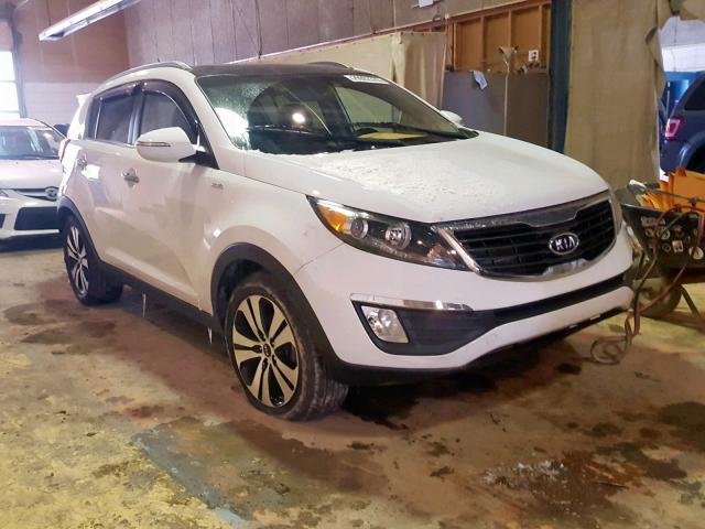 KNDPCCA20B7099680 - 2011 KIA SPORTAGE E WHITE photo 1