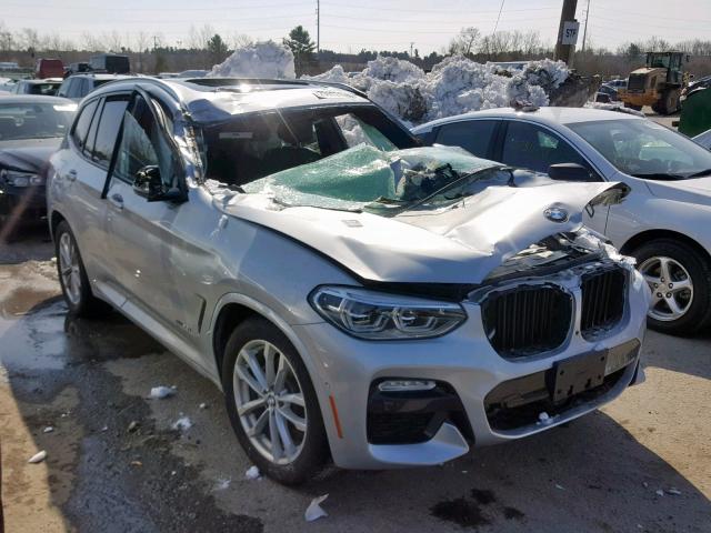 5UXTR9C54JLD66446 - 2018 BMW X3 XDRIVE3 SILVER photo 1