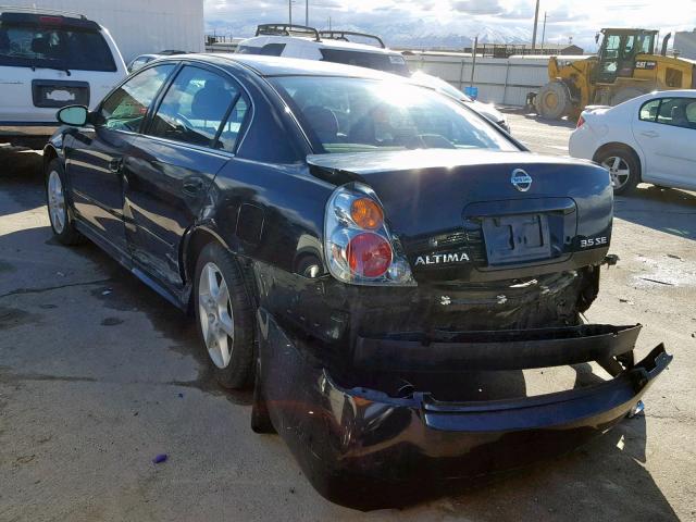 1N4BL11D63C318768 - 2003 NISSAN ALTIMA SE BLACK photo 3