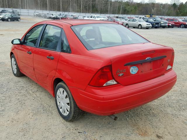 1FAFP34314W150011 - 2004 FORD FOCUS SE C RED photo 3