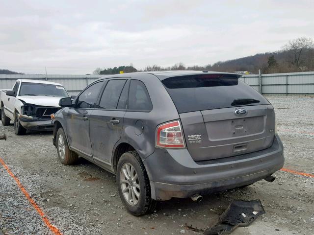 2FMDK3JC9ABA33709 - 2010 FORD EDGE SEL GRAY photo 3