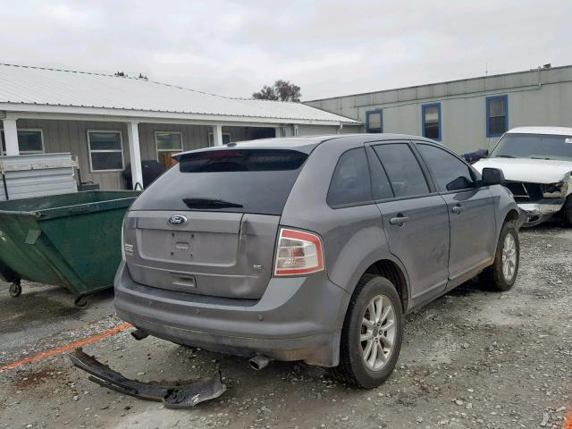 2FMDK3JC9ABA33709 - 2010 FORD EDGE SEL GRAY photo 4