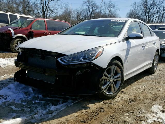 5NPE34AF1JH720614 - 2018 HYUNDAI SONATA SPO WHITE photo 2