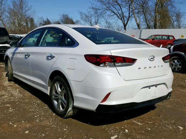 5NPE34AF1JH720614 - 2018 HYUNDAI SONATA SPO WHITE photo 3