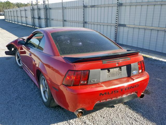 1FAFP42X8YF109327 - 2000 FORD MUSTANG GT RED photo 3