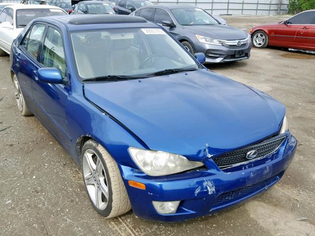 JTHBD182510026022 - 2001 LEXUS IS 300 BLUE photo 1