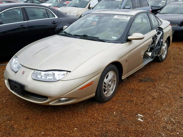 1G8ZY14791Z293482 - 2001 SATURN SC2 GOLD photo 2