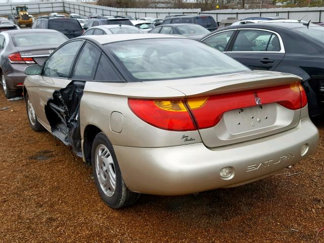 1G8ZY14791Z293482 - 2001 SATURN SC2 GOLD photo 3