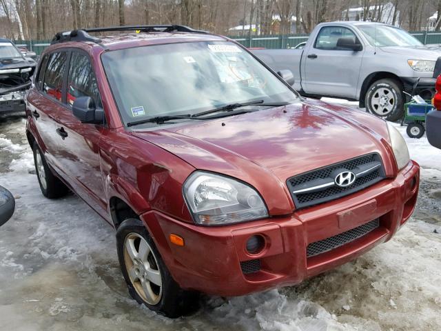 KM8JM12B46U315684 - 2006 HYUNDAI TUCSON GL MAROON photo 1