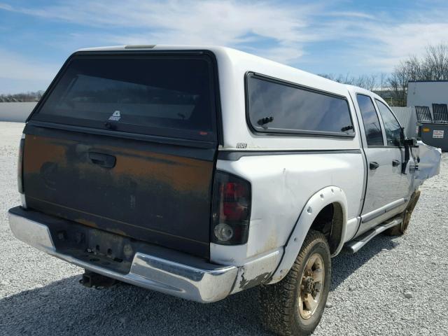 3D7KS28A07G845325 - 2007 DODGE RAM 2500 S SILVER photo 4