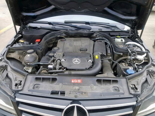 WDDGF4HB4EA935734 - 2014 MERCEDES-BENZ C 250 BLACK photo 7