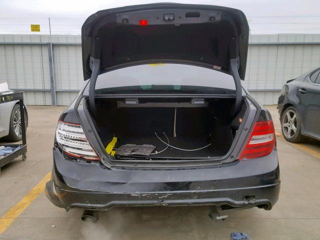 WDDGF4HB4EA935734 - 2014 MERCEDES-BENZ C 250 BLACK photo 9