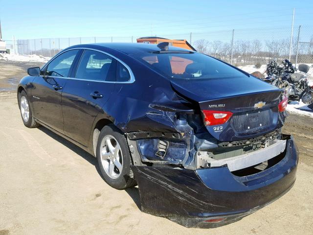 1G1ZB5ST6GF290024 - 2016 CHEVROLET MALIBU LS BLUE photo 3