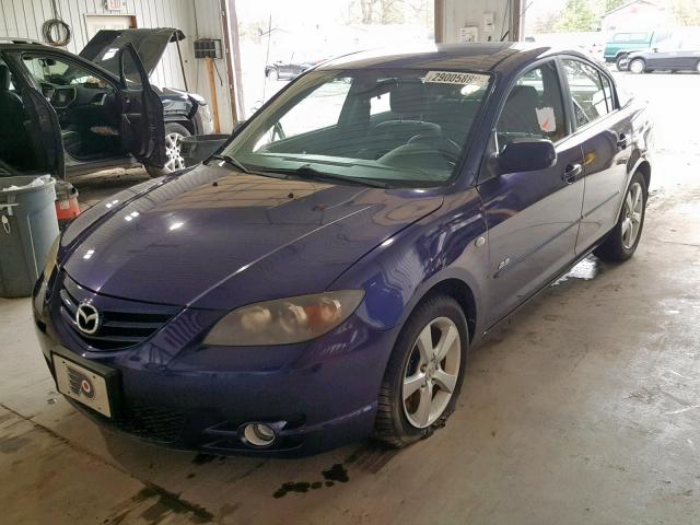 JM1BK123761510574 - 2006 MAZDA 3 S BLUE photo 2