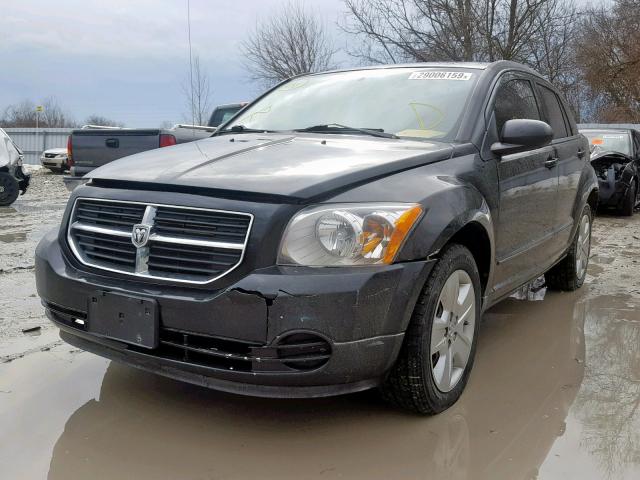 1B3HB48A69D163129 - 2009 DODGE CALIBER SX BLACK photo 2