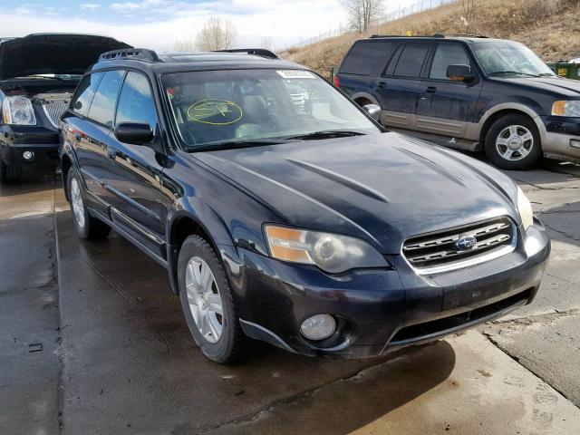 4S4BP62C057385066 - 2005 SUBARU LEGACY OUT BLACK photo 1